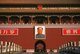 China: Chairman Mao surveys Tiananmen Square from the Gate of Heavenly Peace (Tiananmen), Beijing